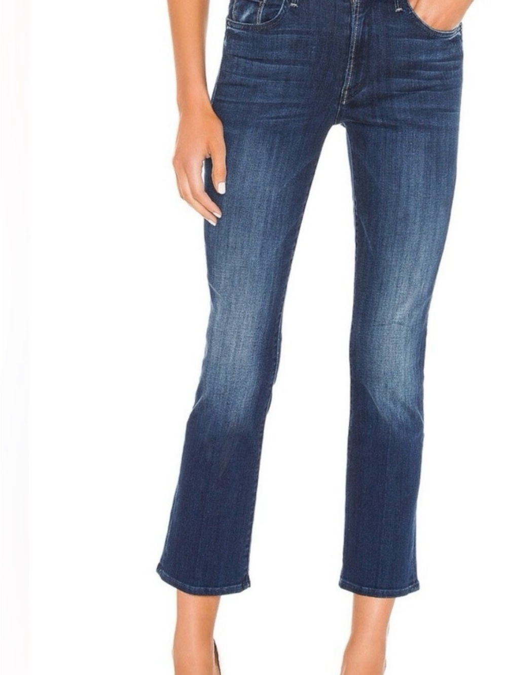 MOTHER the insider ankle Jeans blue wash